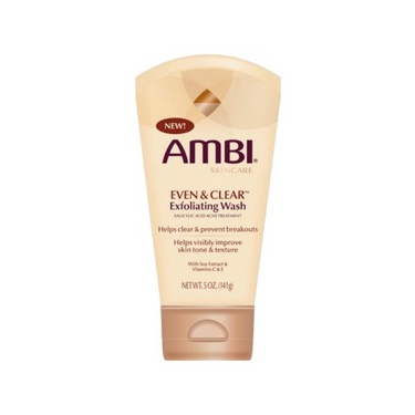 Ambi Even & Clear Gentle Exfoliating Wash – 5 oz - ANNS BEAUTY SUPPLY